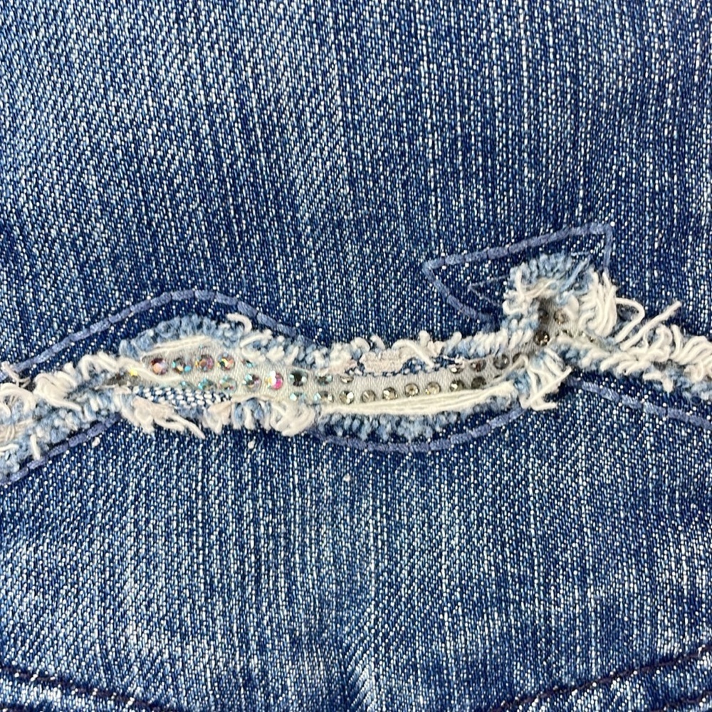 7 for All Mankind Women’s Bootcut Jeans, embellished back pockets, size 28 - Picture 11 of 15